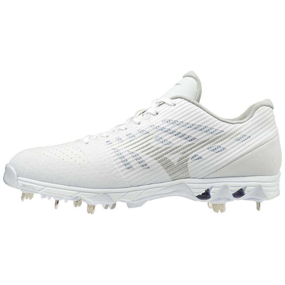 Tenis Baseball Mizuno 9-Spike Ambition Baixo Metal - Homem - Branco - GQXYA7438